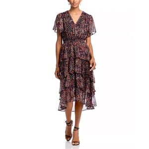 KOKO‎ + MASON
Tiered Midi Dress Brown Floral XS